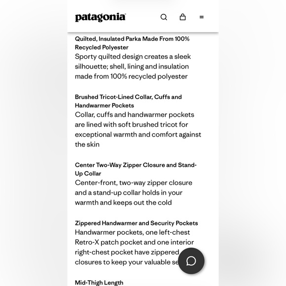 Patagonia Women’s Black Radalie Parka - Size (XXL) - Picture 6 of 7